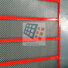 Aggreagte 65Mn Vibrating Screen Wire Mesh Red Poly Strip 0.5 - 6mm