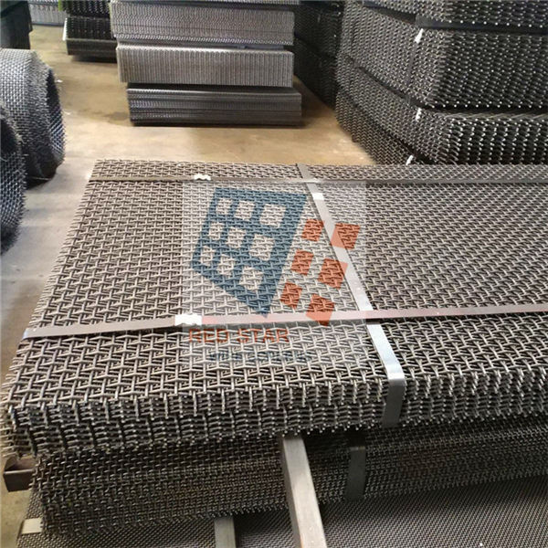 Plain Weave Quarry Screen Mesh 500mm2500mm Width Easy To Install