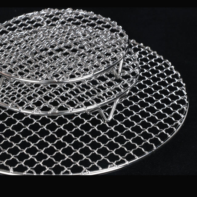 Woven 304 L150mm Stainless Steel BBQ Grill Mesh