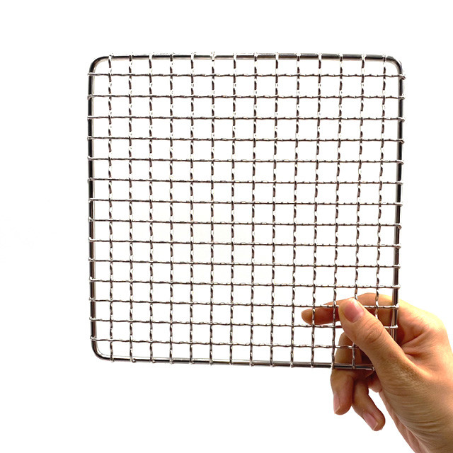L350mm Square 316 Stainless Steel Bbq Grill Mesh