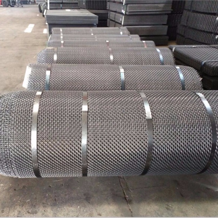 65MN Plain Weave Crimped Quarry Screen Mesh
