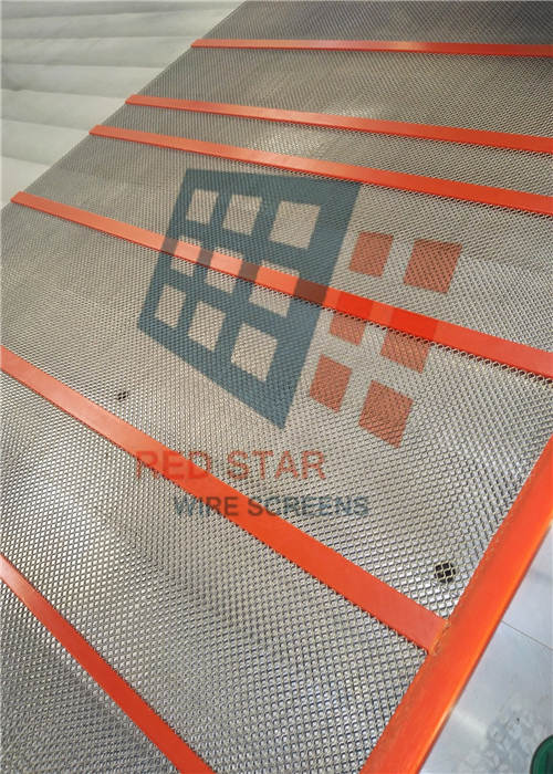High Accuracy Steel Screen Mesh Poly Ripple Wire Mesh Screens Panels