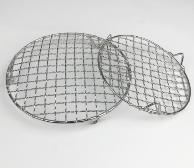Woven 304 L150mm Stainless Steel BBQ Grill Mesh