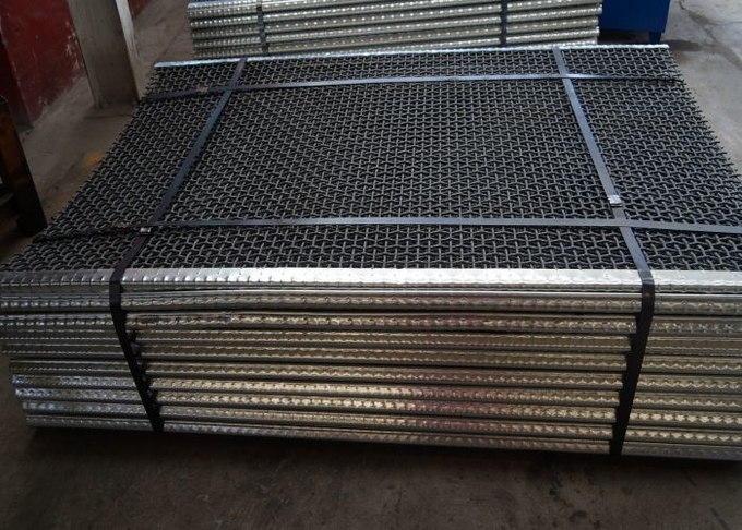 Wear Resistance Woven Screen Mesh Cursher And Screening Parts Sturdy Construction 2