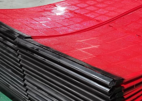 Mining Industrial 7-60mm Thick TDI  PU Screen Panel For Sand And Gravel