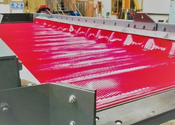 Rubber Polyurethane Flop And Flip Flow Mats For Mining Recycling Metal Processing