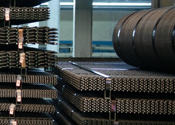 Rolls And Flat Plates Woven Wire Screen Mesh 0.50mm For Aggregate And Mining