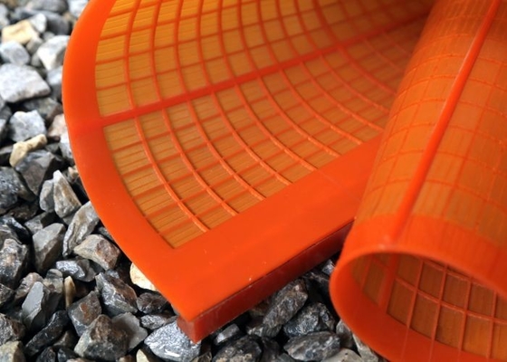 Mining Industrial PU Fine Mesh Screens Enhance Productivty  0.075-0.18 Mm Aperture