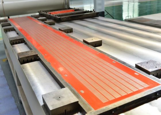 Coa Industry Vibrating Polyurethane Mesh Ellipse / Slot Aperture Type