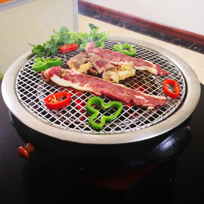 Round Metal Outdoor 304N Non Stick Bbq Grill Mesh 5