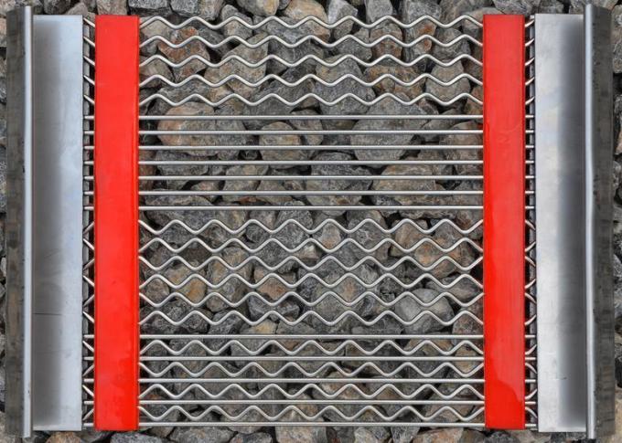 Pu Strip Self Cleaning Screen Mesh High Tension Steel Wire To Quarry 0