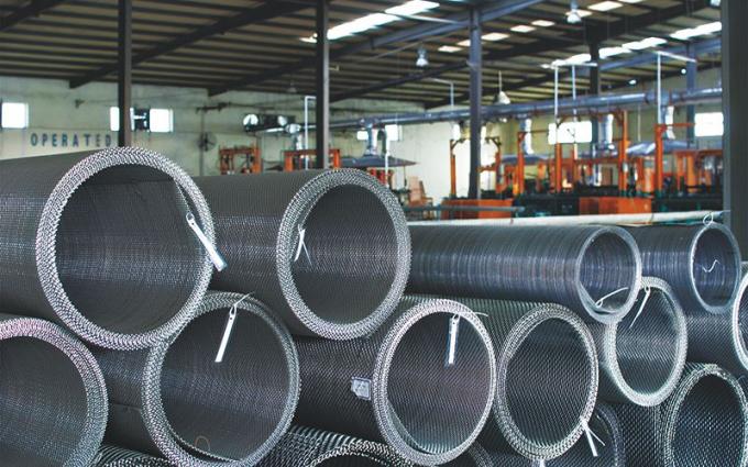 1300-1800 Mpa Fine Screen Steel Wire Cloth 65mn High Tensile Rolls For Quarry Industry 4